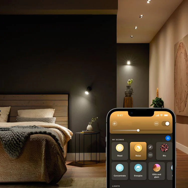 Philips Hue LED spot dimbaar GU10 mat wit 5,2W 400LM - Image 5