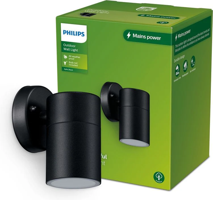 Philips LED buitenlamp Kylis spot rond 25W zwart - Image 2