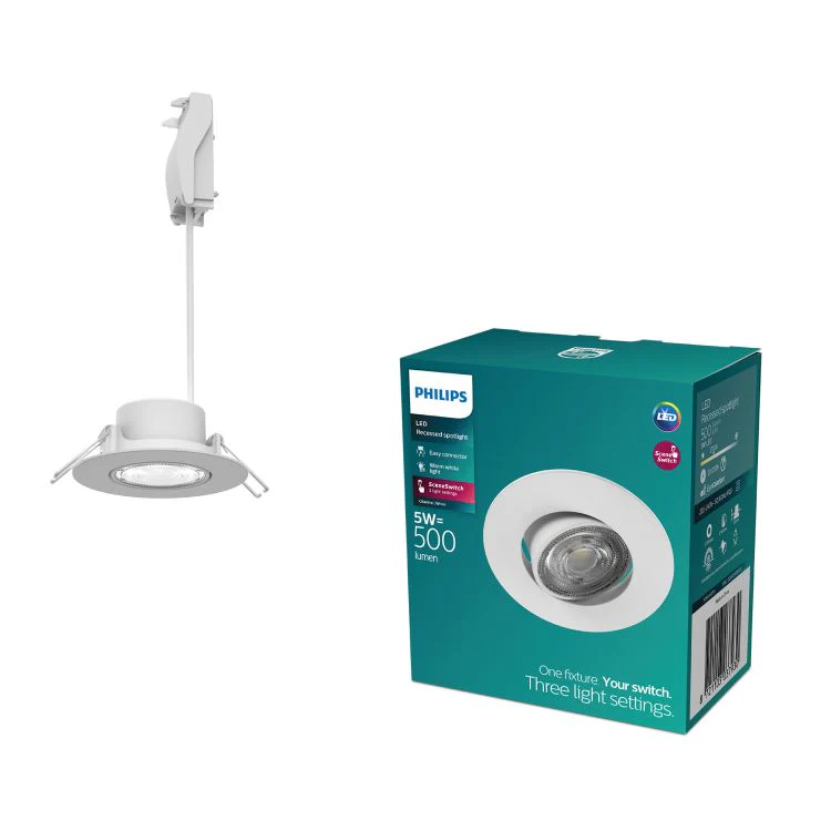 Philips LED inbouwspot Cilantro wit ⌀9cm - Image 2