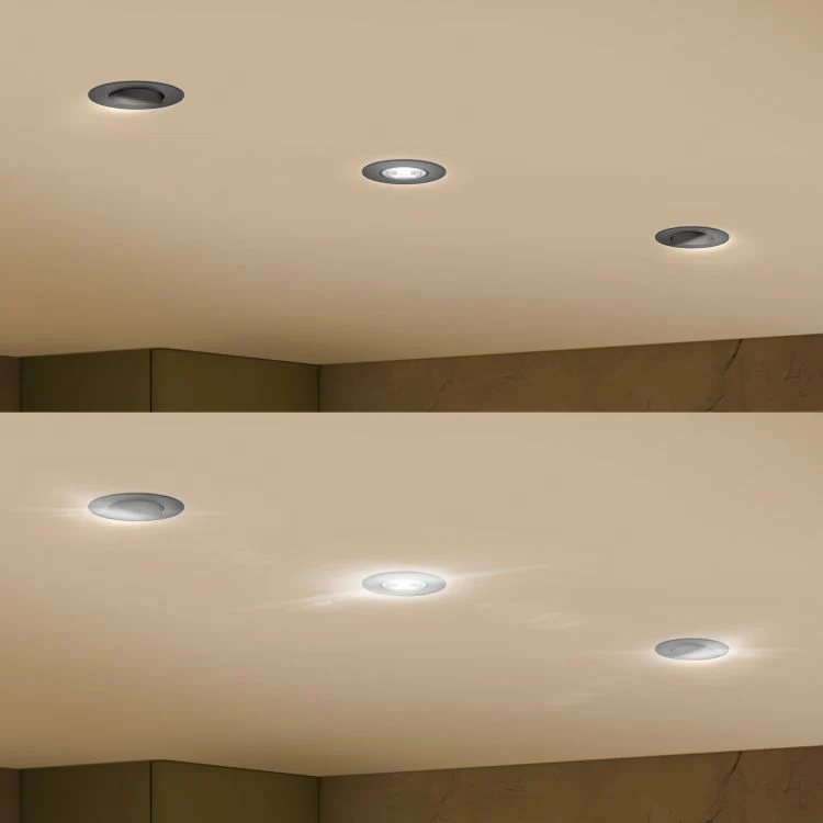 Philips LED inbouwspot Cilantro zwart ⌀9cm set van 3 - Image 7