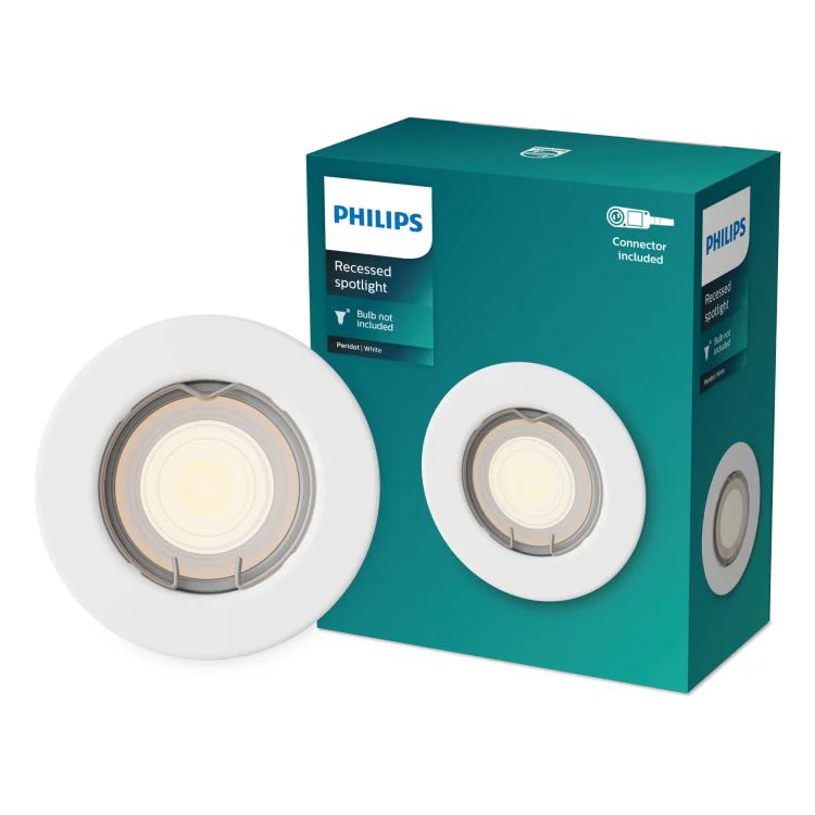 Philips LED inbouwspot Peridot wit ⌀8,3cm - Image 2