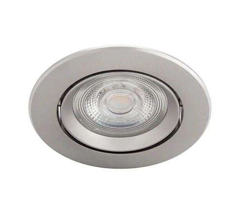 Philips LED inbouwspot Sparkle ⌀8,5cm dimbaar kantelbaar nikkel