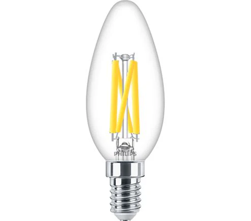 Philips LED kaarslamp dimbaar E14 6W helder 3,5x9,7cm