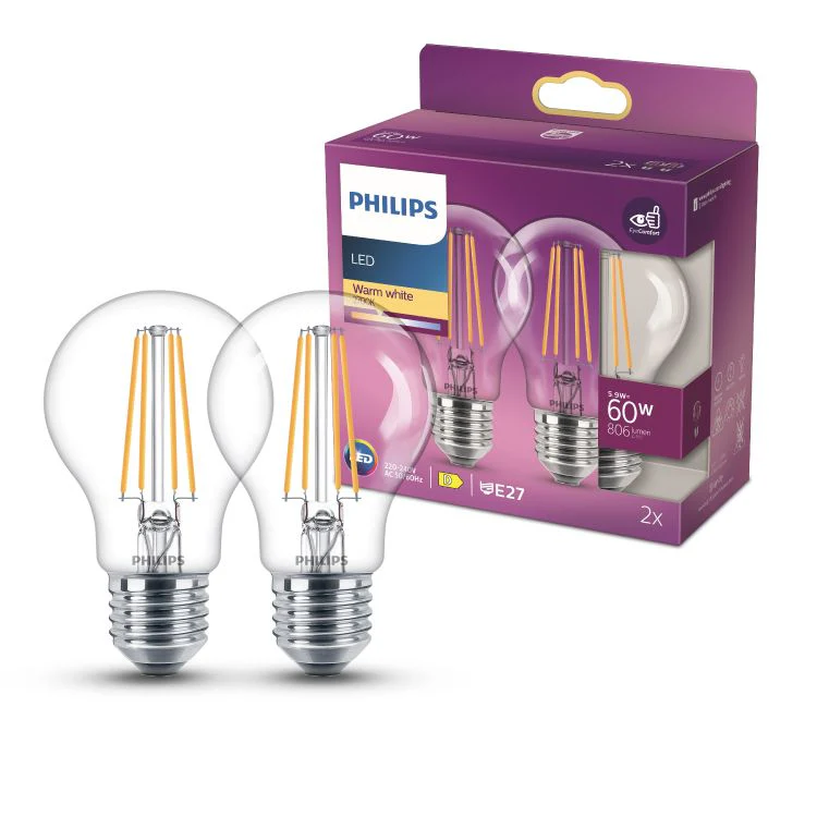 Philips LED lamp kogel sceneswitch E27 helder ww 5,9W 806LM 2st - Image 3