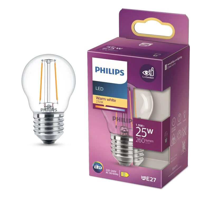Philips LED lamp peer E27 helder ww 1,9W 260LM - Image 3