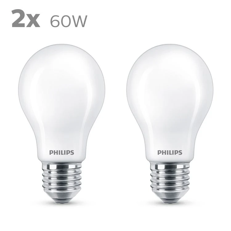 Philips LED lamp peer E27 mat warm wit 5,9W 806LM 2st - Image 4