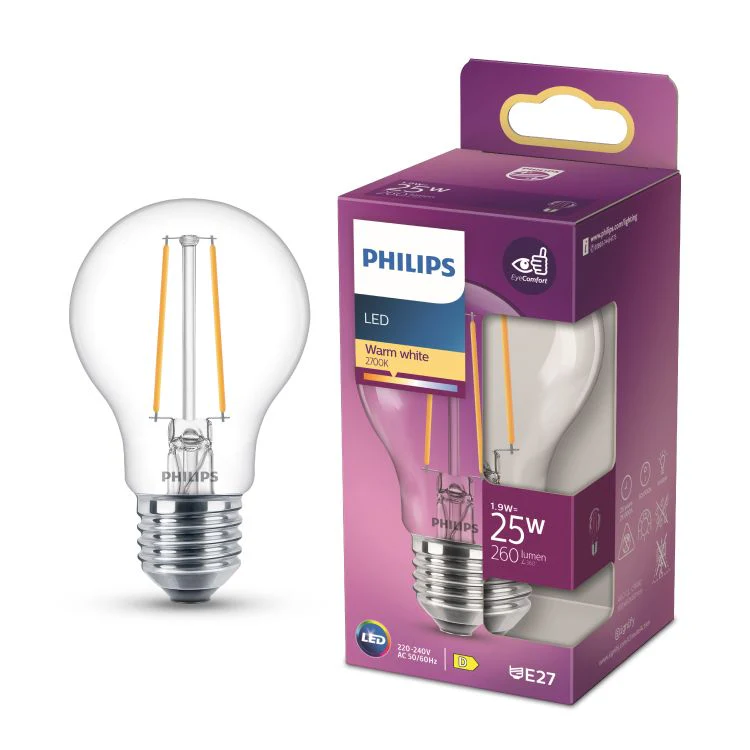 Philips LED lamp peer sceneswitch E27 helder ww 1,9W 260LM - Image 3