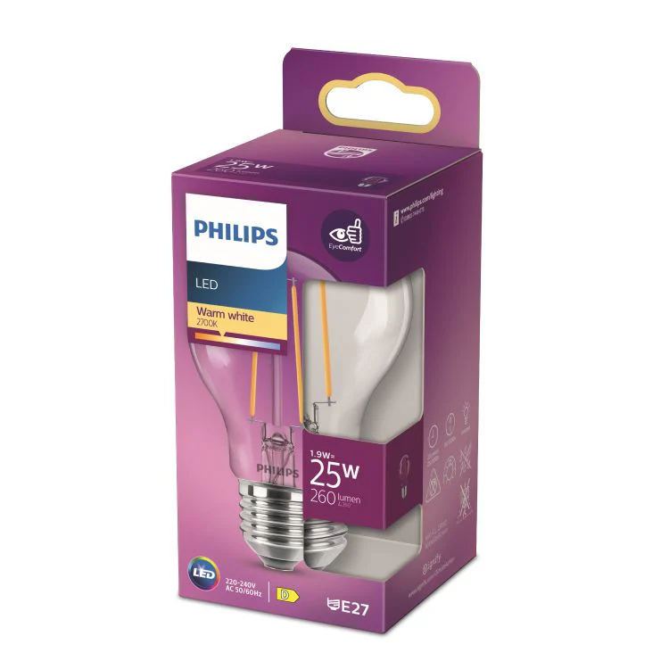 Philips LED lamp peer sceneswitch E27 helder ww 1,9W 260LM - Image 6