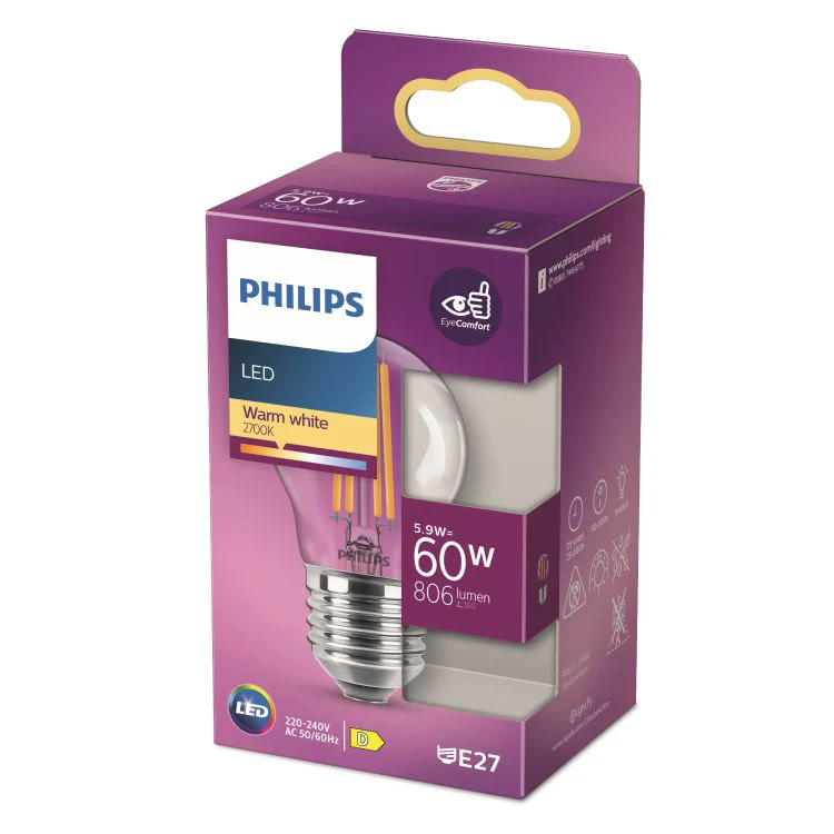 Philips LED lamp peer sceneswitch E27 helder ww 5,9W 806LM - Image 2