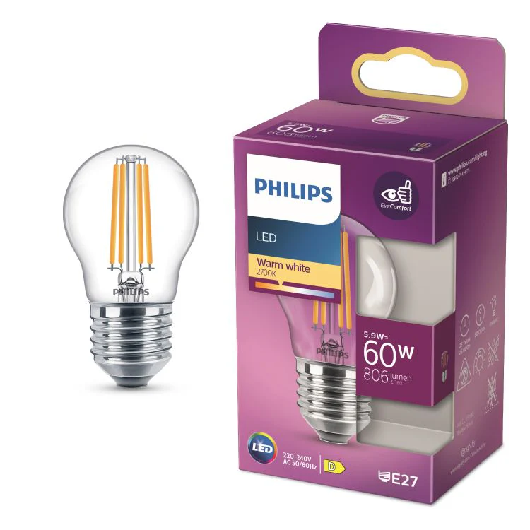 Philips LED lamp peer sceneswitch E27 helder ww 5,9W 806LM - Image 5