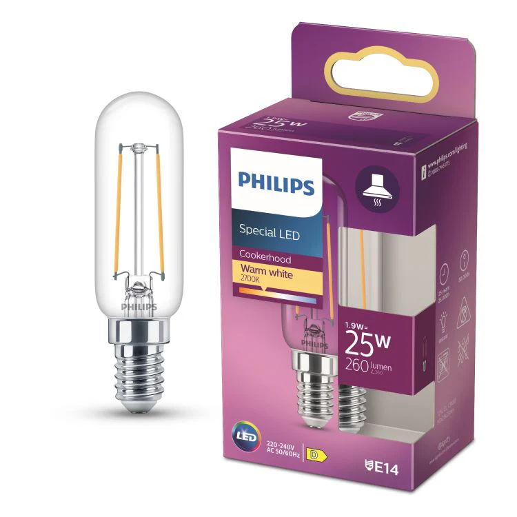 Philips LED lamp rechthoek E14 helder ww 1,9W 260LM - Image 3