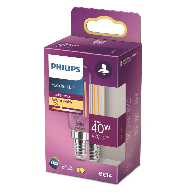 Philips LED lamp rechthoek sceneswitch E14 helder ww 3,4W 470LM - Image 4