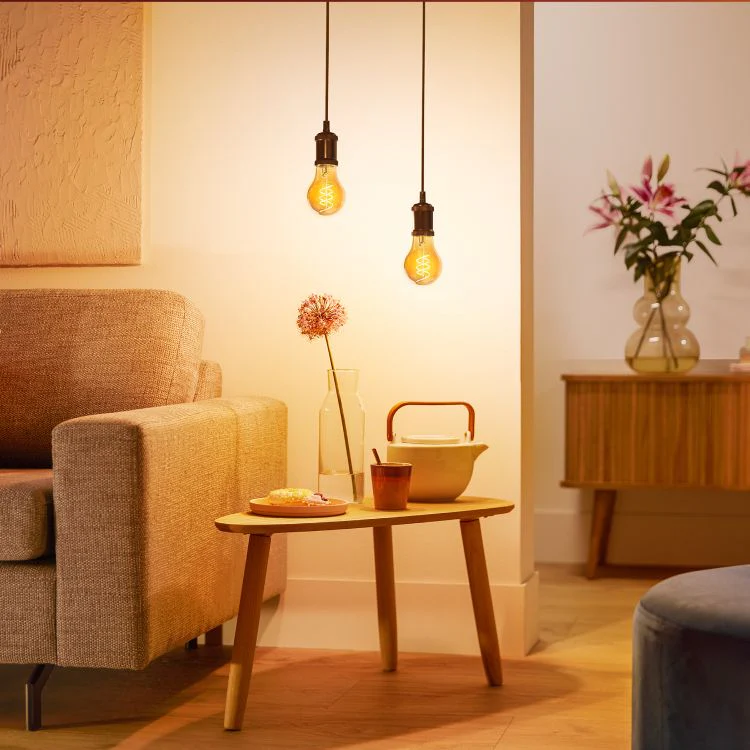 Philips LED lamp standaard dimbaar E27 amber 7,3W 806LM - Image 5
