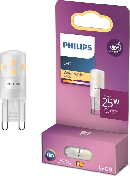 Philips LED rond G9 helder warm wit 25W 220LM - Image 3