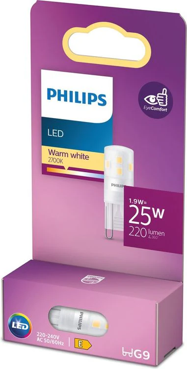 Philips LED rond G9 helder warm wit 25W 220LM - Image 4