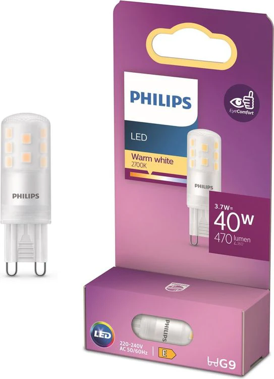 Philips LED rond G9 helder warm wit 40W 470LM - Image 3