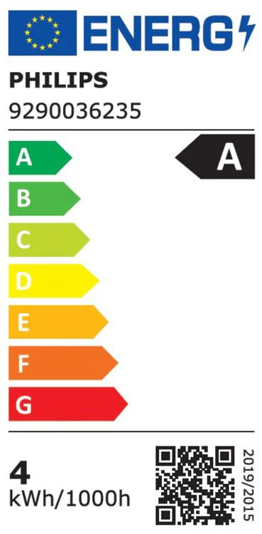 Philips LED standaard E27 helder warm wit 4W 840LM - Image 2