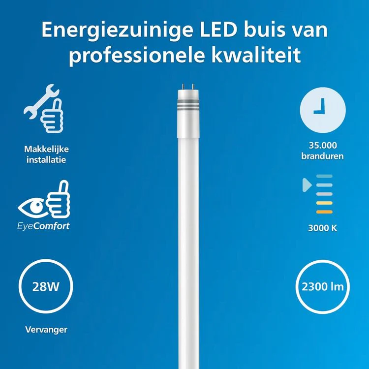 Philips LED TL-T5 buis G5 17,1W wit 3000K 120cm - Image 4