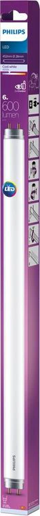 Philips T8 LED TL buis G13 6W koudwit 45,2cm - Image 3