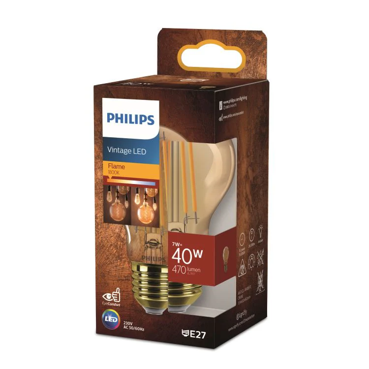 Philips Vintage LED lamp peer sceneswitch E27 amber extra ww 7W 470LM - Image 3
