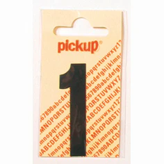 Pickup Nobel plakcijfer 7 mat zwart 60mm