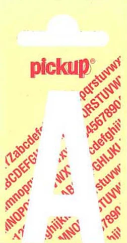 Pickup Nobel plakletter A mat wit 120mm