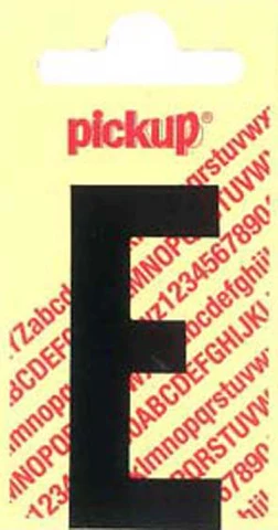 Pickup Nobel plakletter E mat zwart 120mm