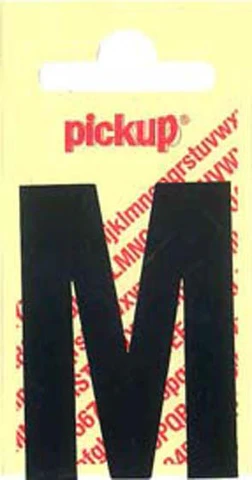 Pickup Nobel plakletter M mat zwart 120mm