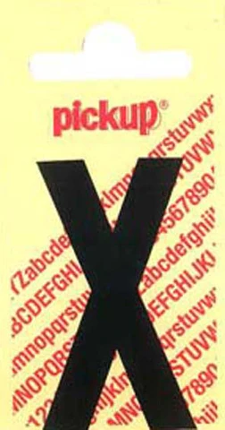 Pickup Nobel plakletter X mat zwart 150mm