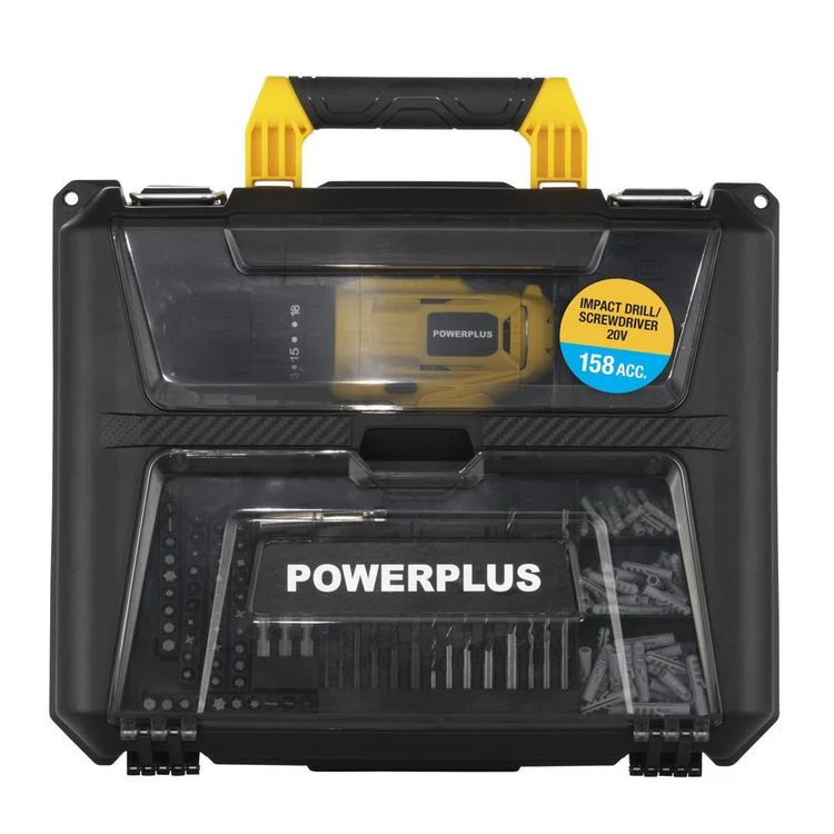 Powerplus schroef-/boormachine POWXBOX004 20V incl. koffer 2 accu's - Image 3