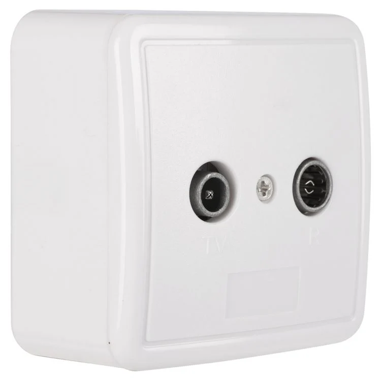 Q-Link coax contactdoos wit - Image 3