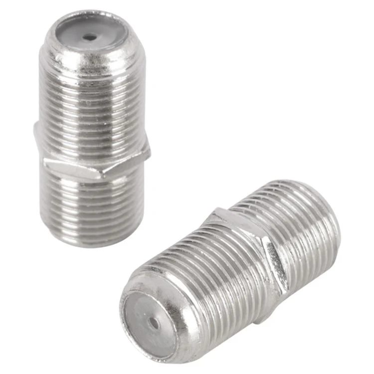 Q-Link coax f-koppelstuk zilver - Image 2