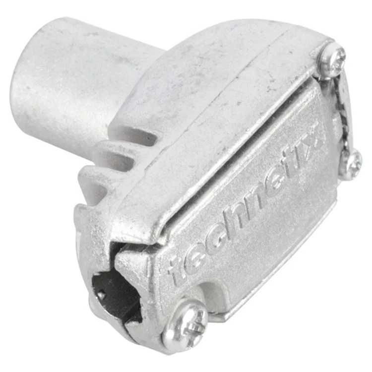 Q-Link coax stekker 1x male, 1x female haaks zilver - Image 2