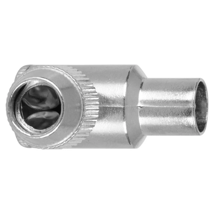 Q-Link coax stekker 1x male haaks zilver - Image 3