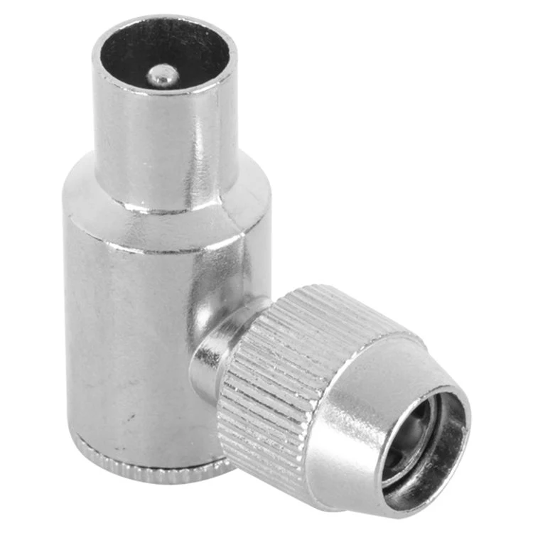 Q-Link coax stekker 1x male haaks zilver - Image 4