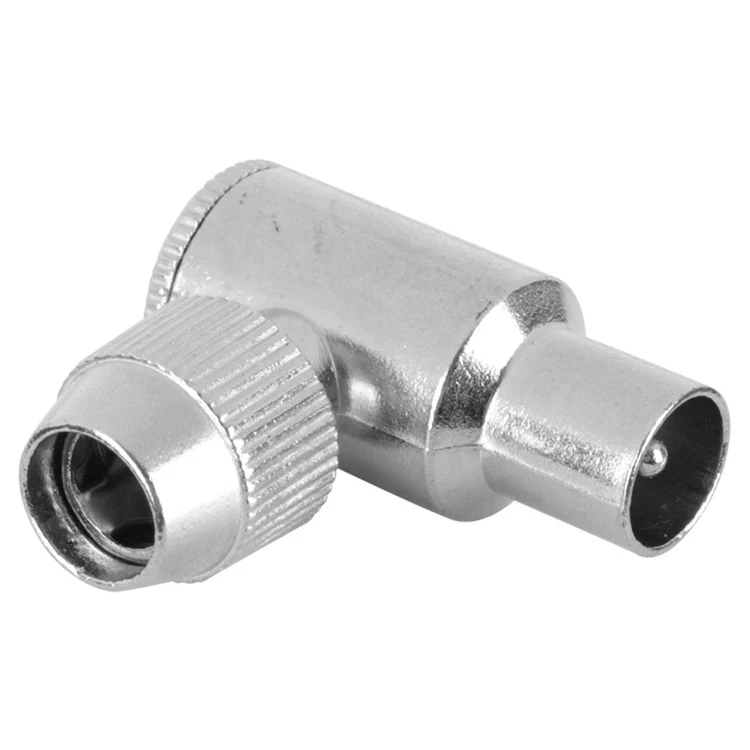 Q-Link coax stekker 1x male haaks zilver - Image 5