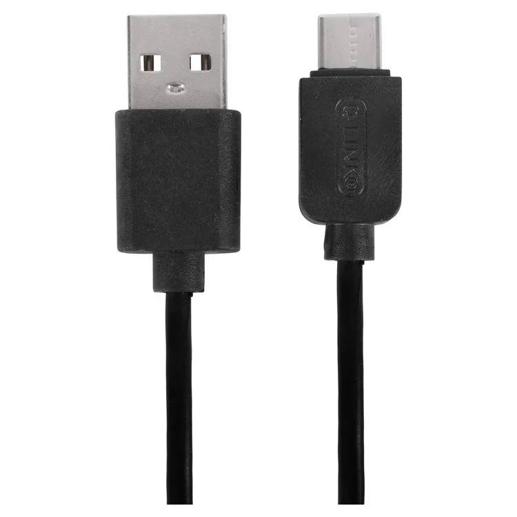 Q-Link datakabel Type-C, USB-A zwart 1,5m - Image 2