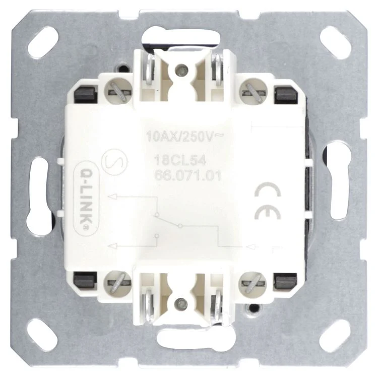 Q-Link inbouw schakelaar impuls zwart - Image 2