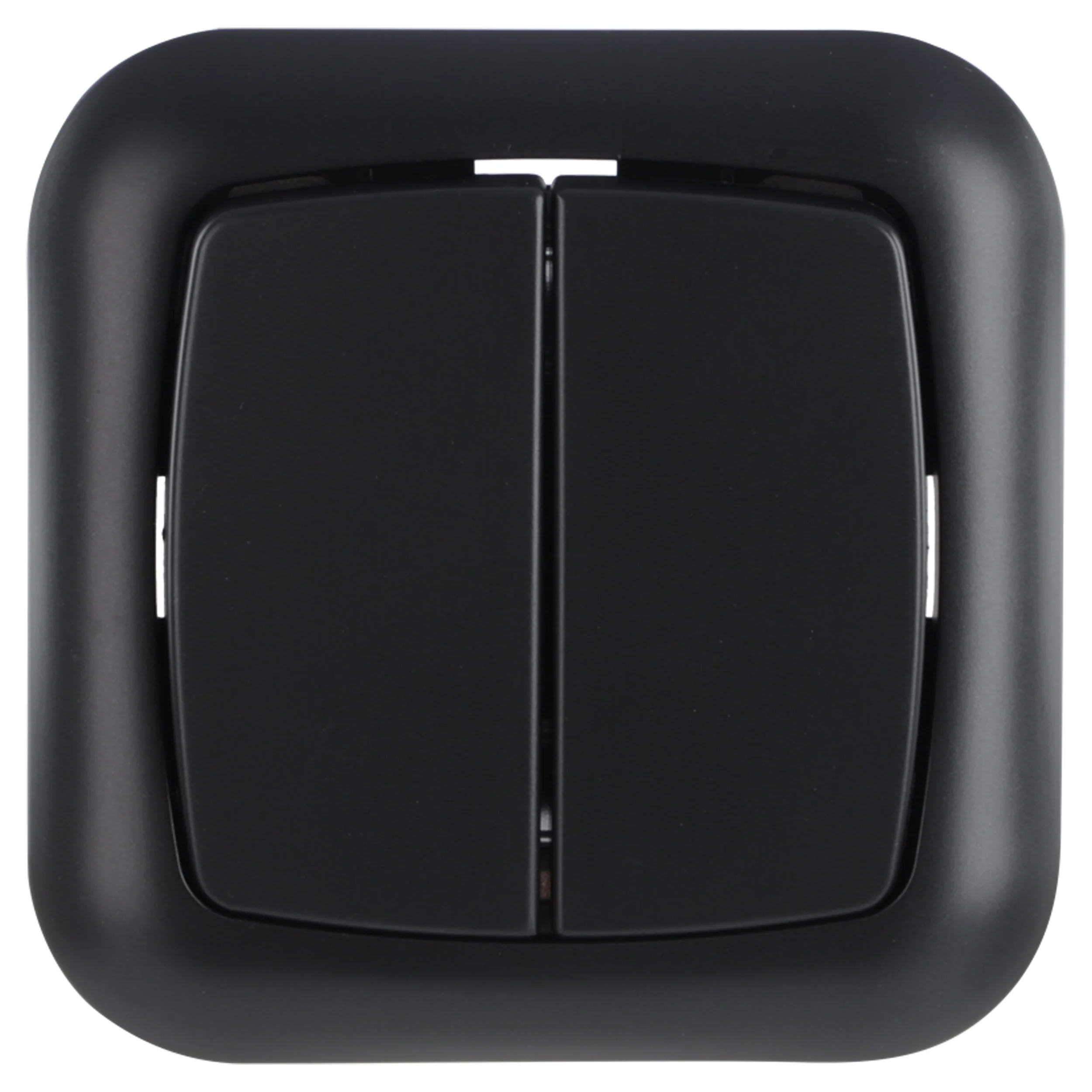 Q-Link inbouw schakelaar met afdekraam zwart - Image 3