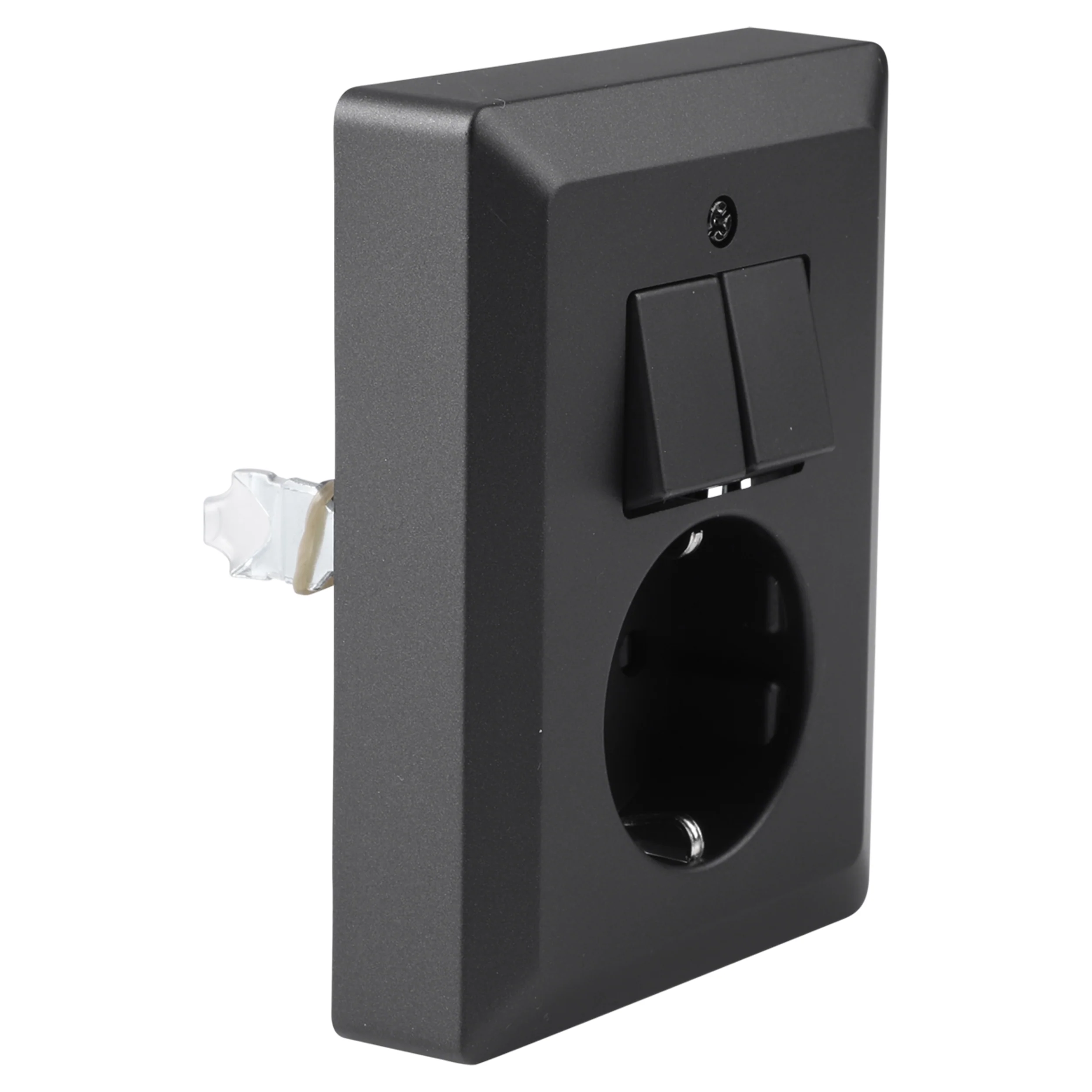 Q-Link inbouw schakelaar randaarde zwart - Image 3
