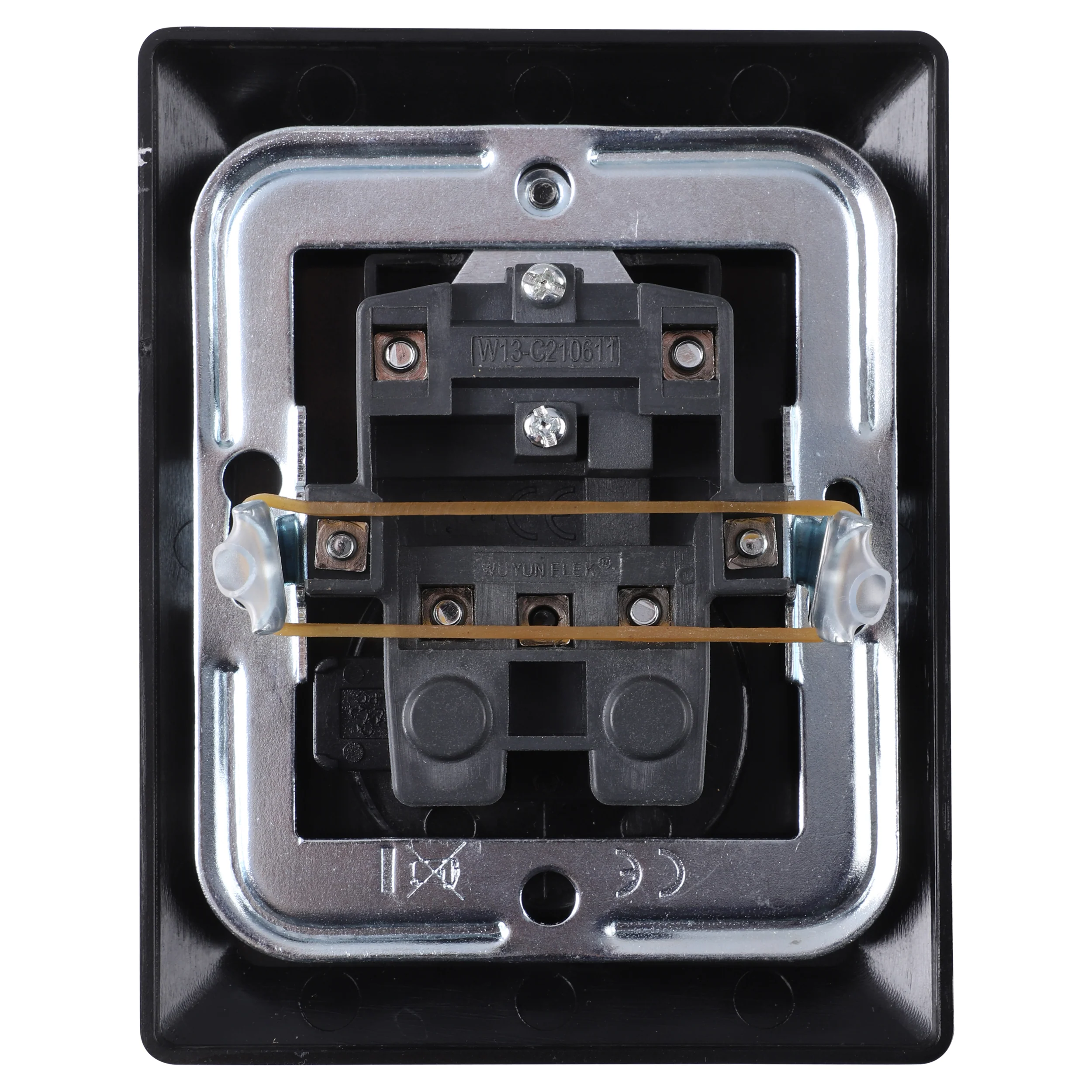 Q-Link inbouw schakelaar zwart - Image 2