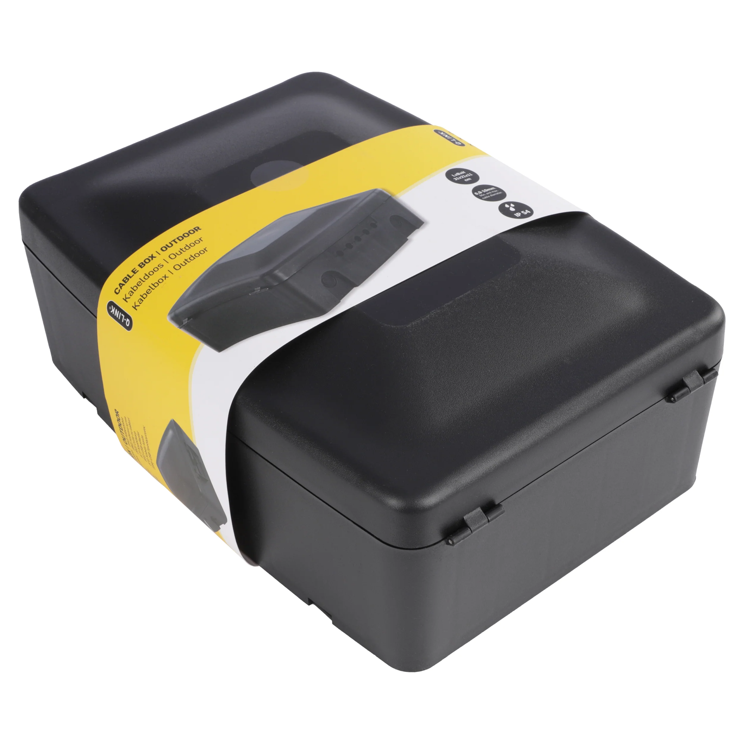 Q-Link kabeldoos 6,9mm 10mm zwart - Image 3