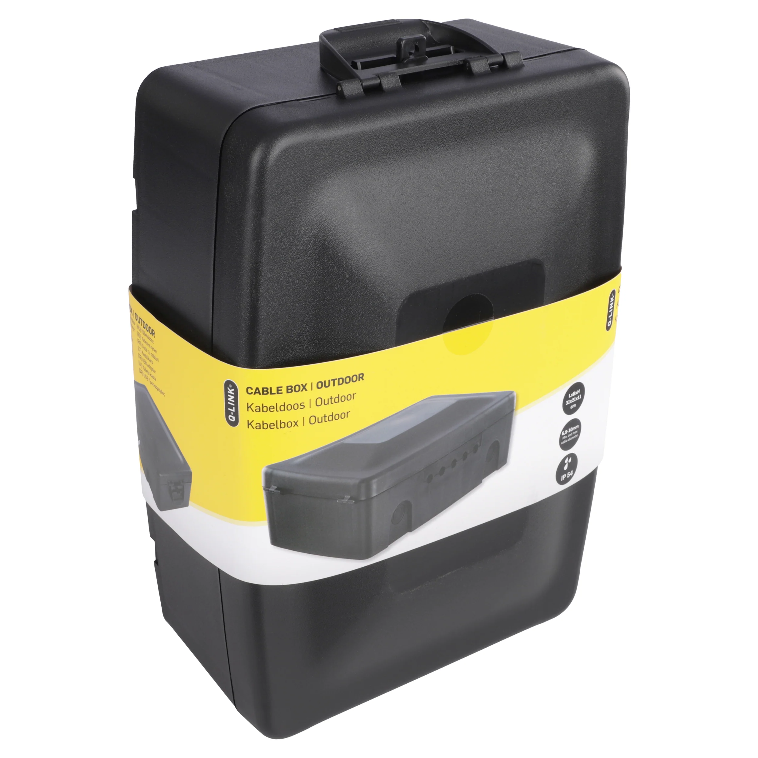 Q-Link kabeldoos 6,9mm 10mm zwart - Image 4