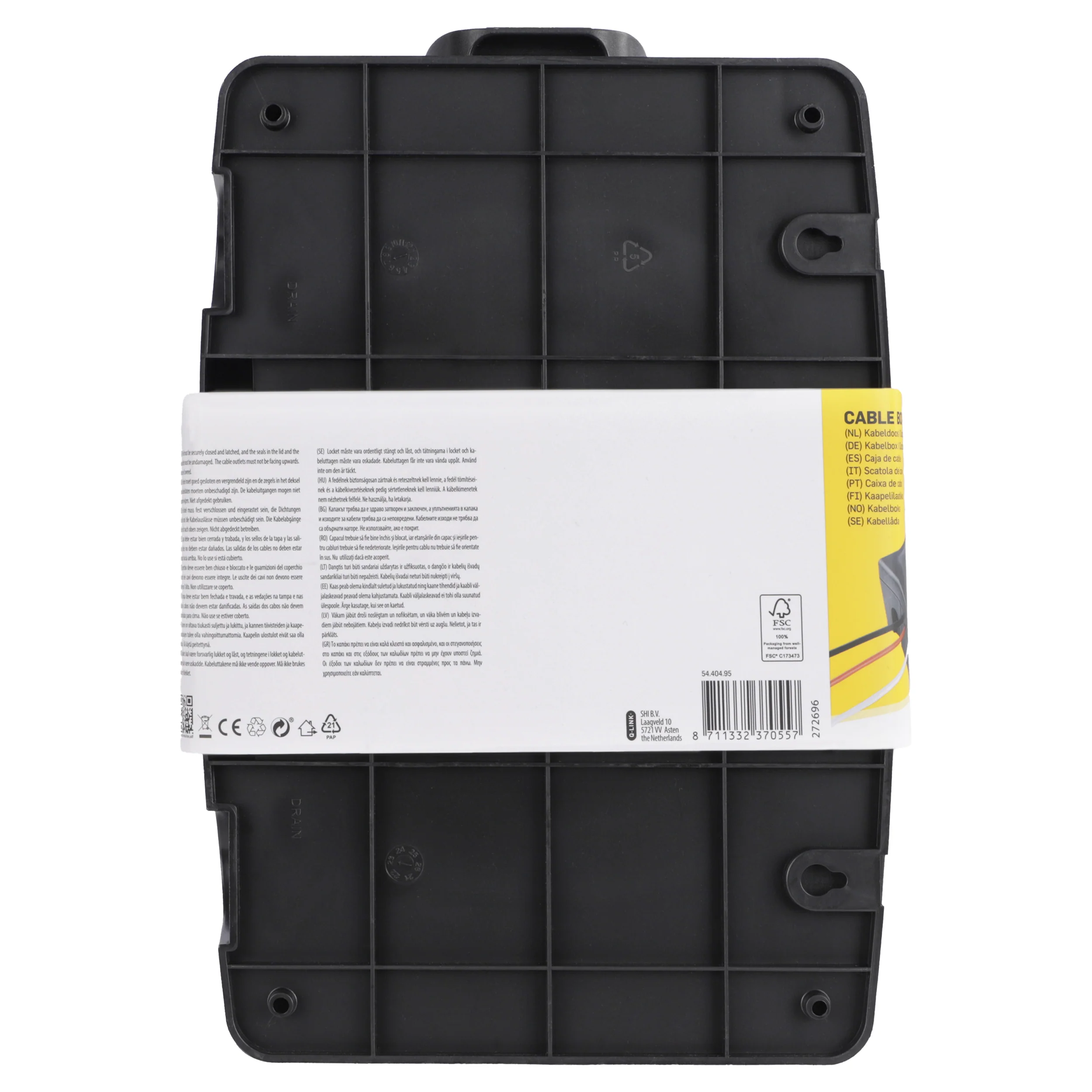 Q-Link kabeldoos 6,9mm 10mm zwart - Image 5