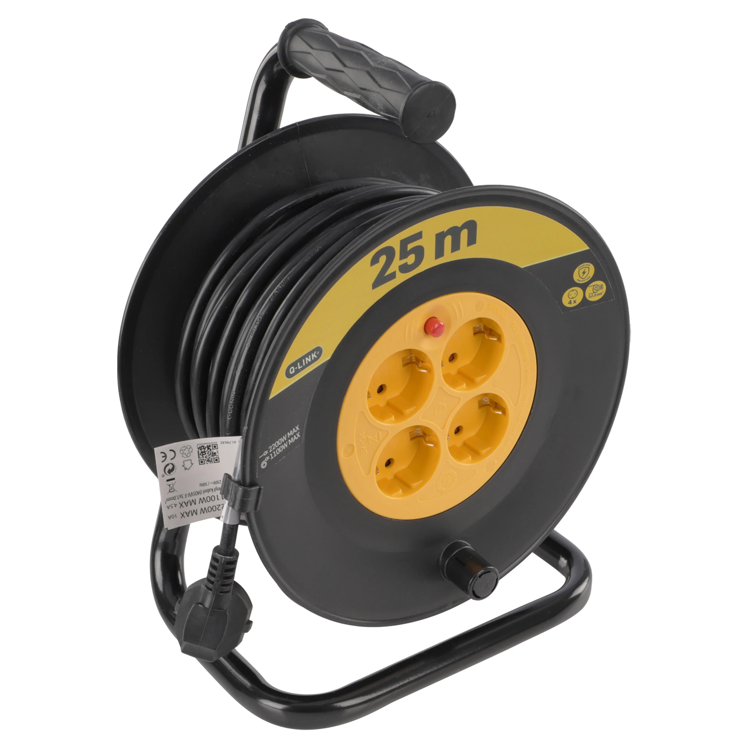 Q-Link kabelhaspel 4-voudig 25m - Image 3