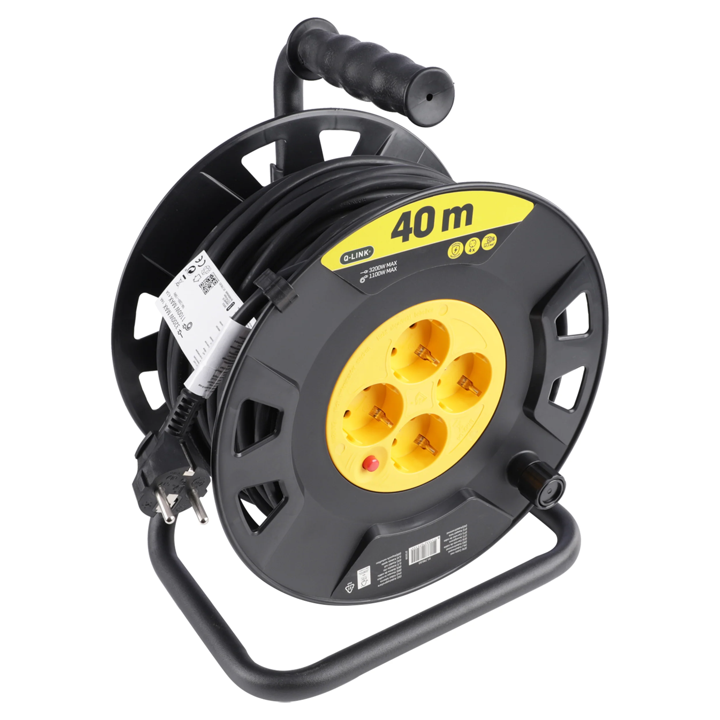 Q-Link kabelhaspel 4-voudig 40m - Image 3