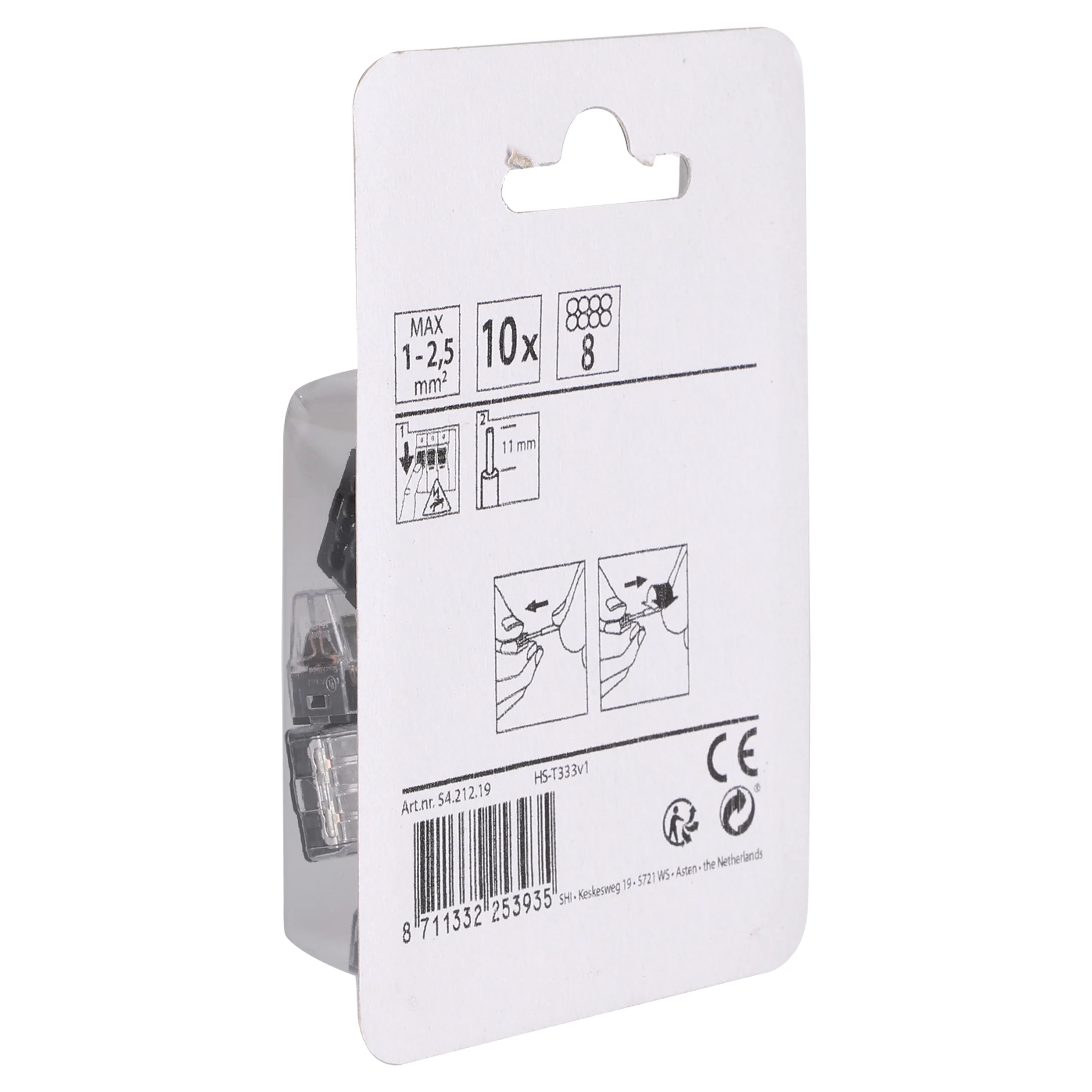 Q-Link lasklem 8-polig 1.0 - 2.5mm 10st - Image 3
