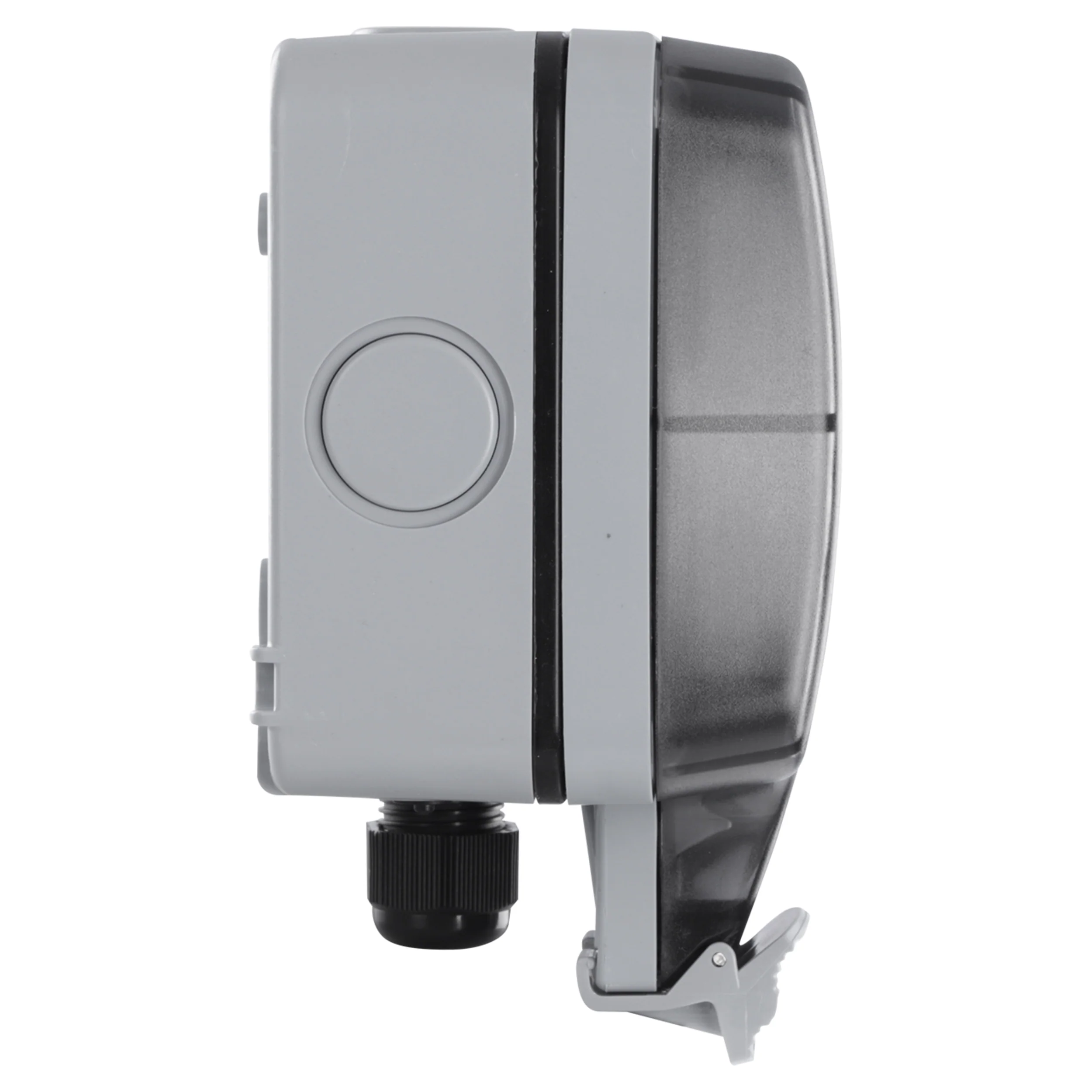 Q-Link opbouw stopcontactdoos 1-voudig randaarde grijs, zwart - Image 3