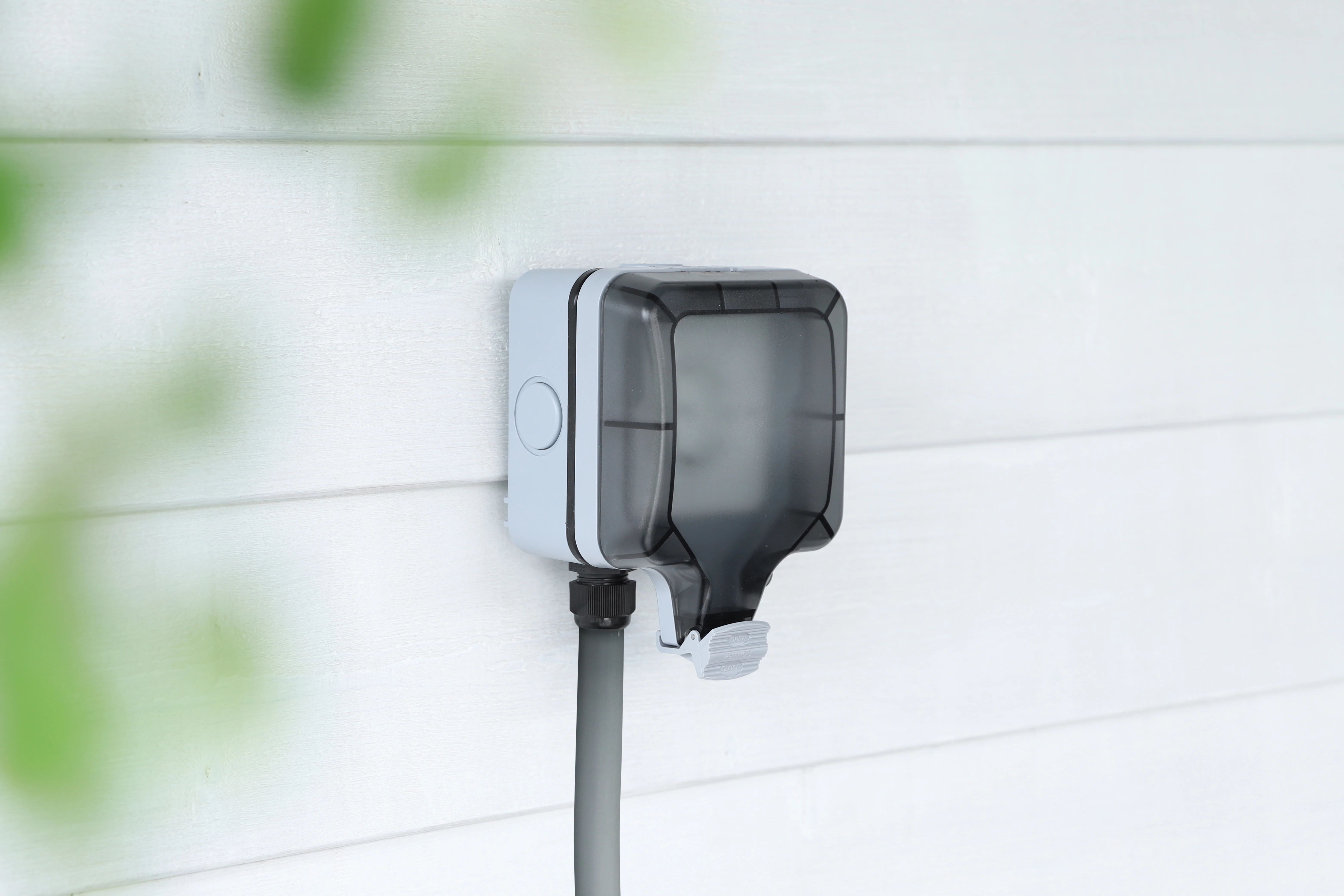 Q-Link opbouw stopcontactdoos 1-voudig randaarde grijs, zwart - Image 7