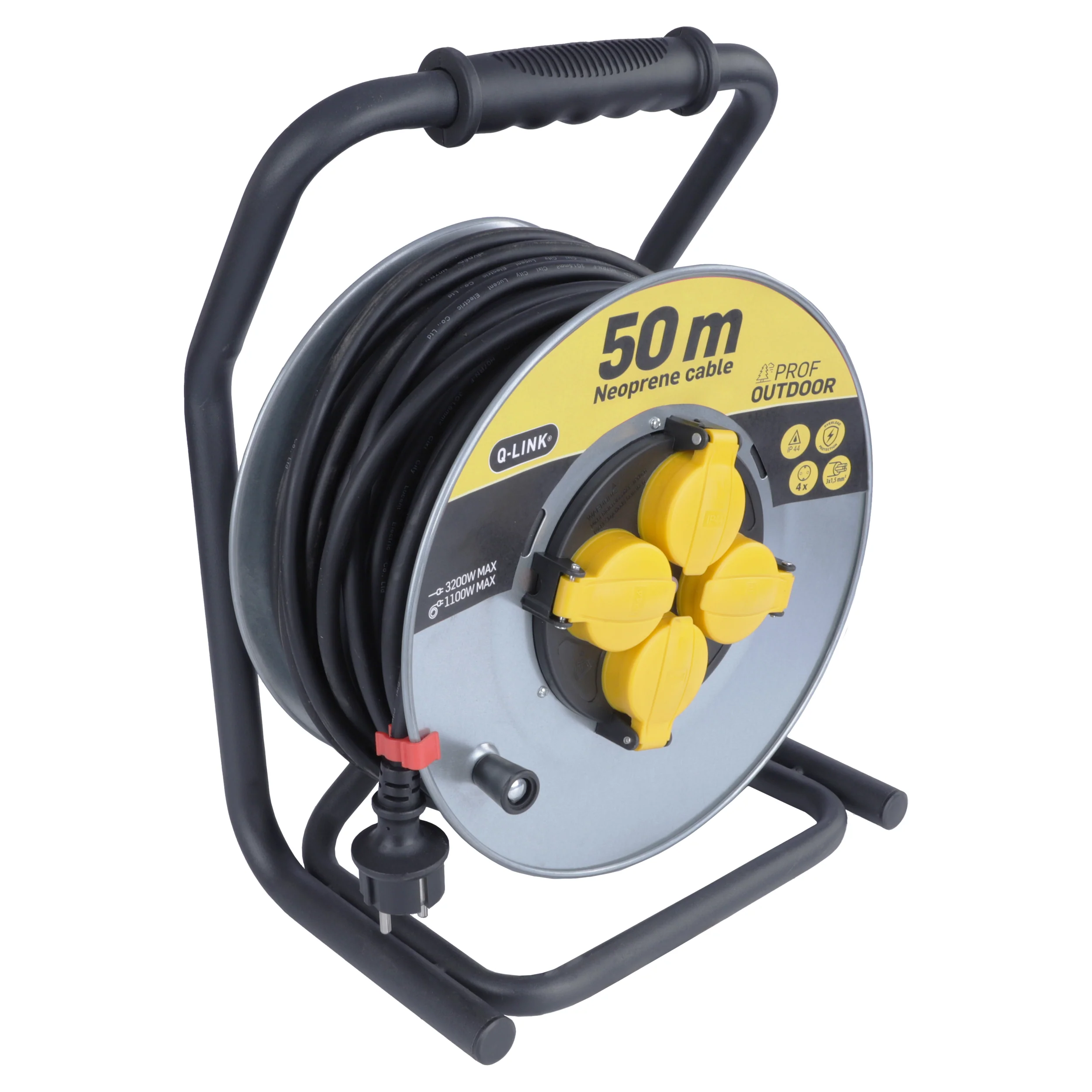 Q-Link Prof Outdoor kabelhaspel 4-voudig 50m - Image 3